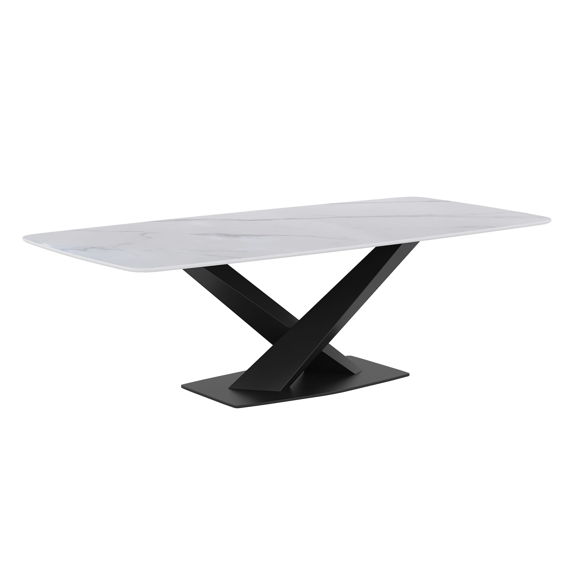 Jacob Marble Sintered Stone Top Dining Table160CM/180CM/200CM Agape