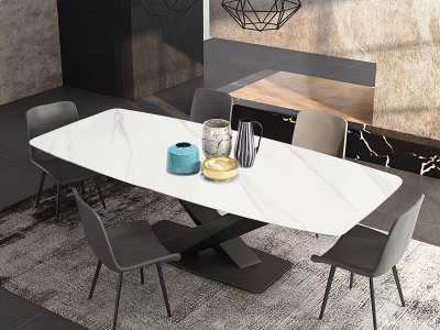 Jacob Harabai Sintered Stone Top Dining Table-160/180/200CM
