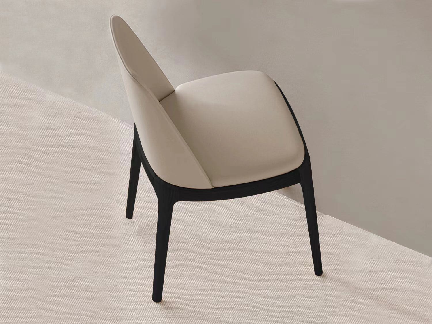 Ratton Dining ChairBlack leg Agape Furniture