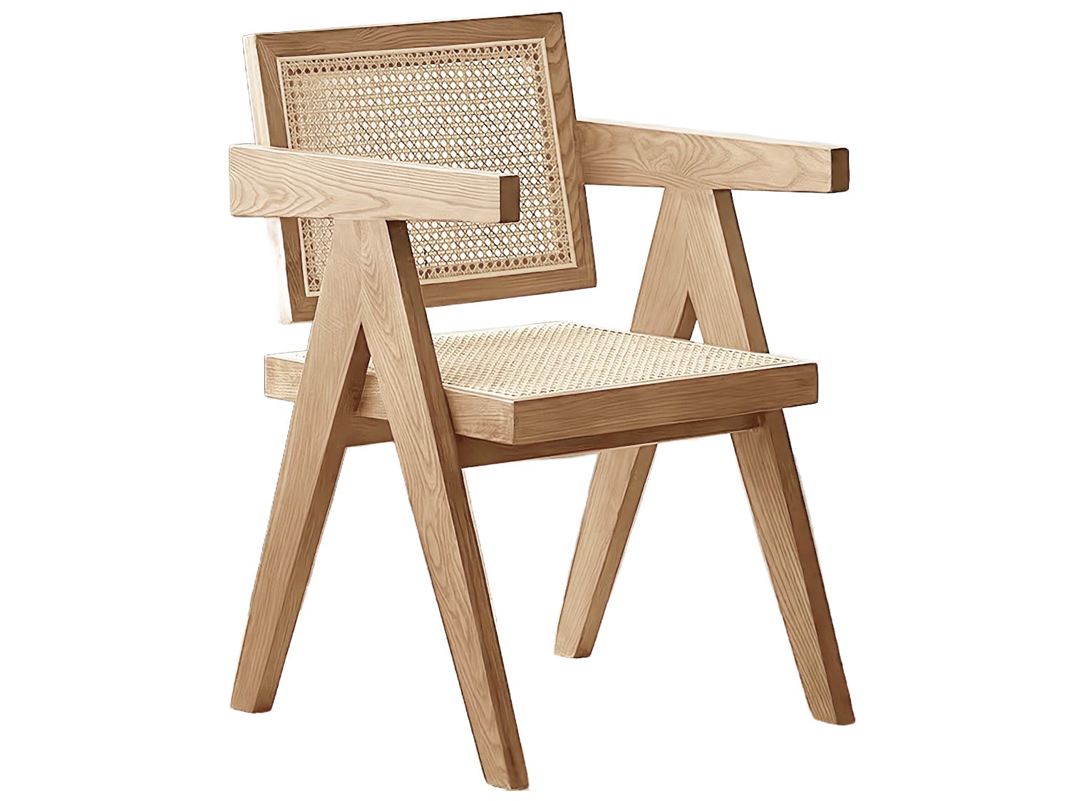 Wesley Rattan Dining Chairs- Natural | Agape Furniture