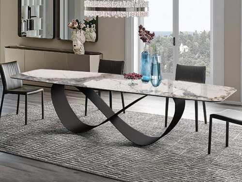 Leeda Pandora Sintered Stone Dining Table-200/220/240CM