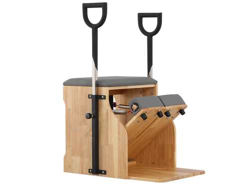 Boîte D'assise Pour Reformer Pilates – Gris Foncé – Neuve
