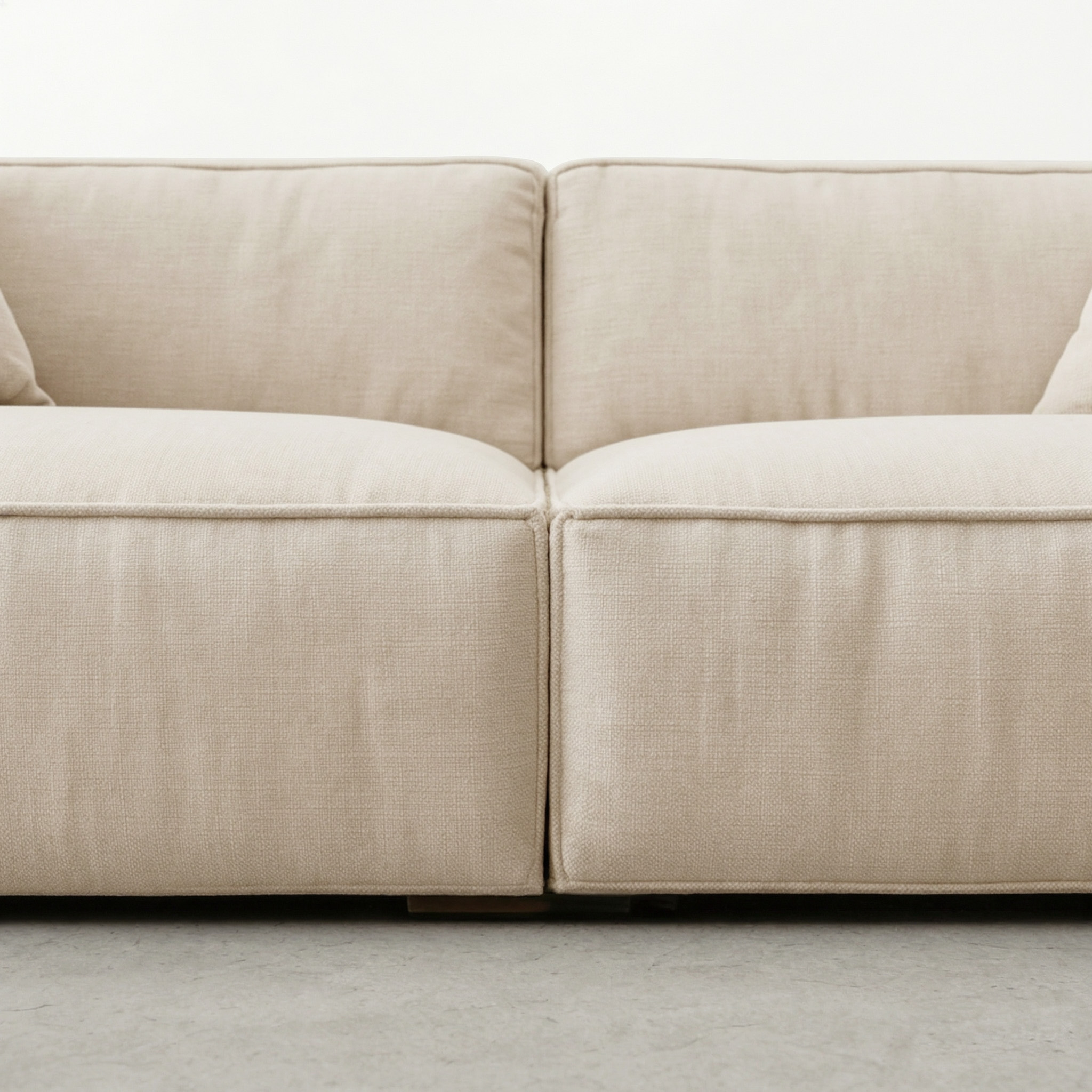 Ute Linen Casual 4 Seater Sofa-006