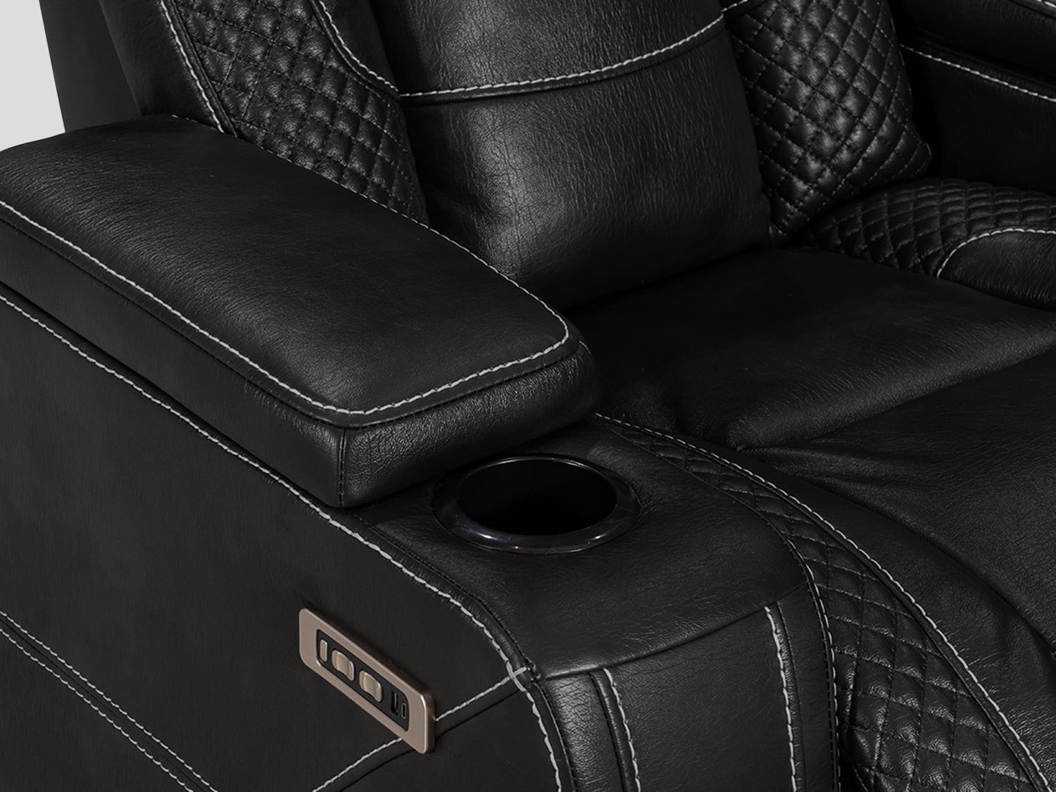 Norseman ELECTRIC LED light Single Seat Recliner with Adjustable