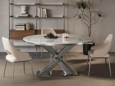 Eaton Extendable Sintered Stone Dining Table-120CM/135CM/150CM