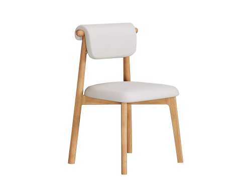 Fisher Wooden Dining Chair-Walnut/Black/Natural