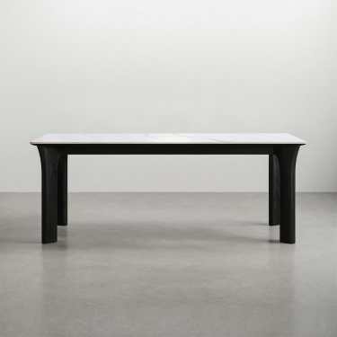 Heber Harabai Sintered Stone Dining Table-Black-160/180/200/220CM