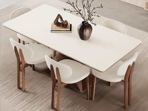 Salida Matte Sintered Stone Dining Table-160/180/200CM