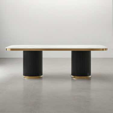 Furina Harabai Sintered Stone Dining Table-240CM