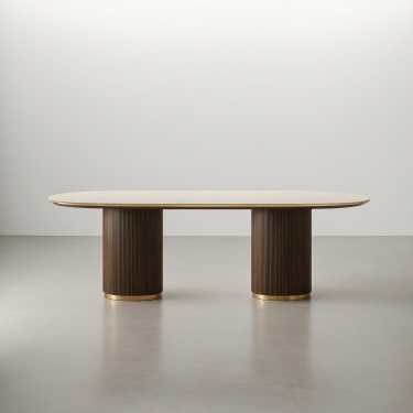 Nebo Travertine Sintered Stone Dining Table-240*120CM