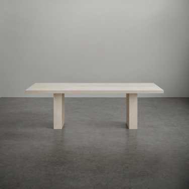 Bowen Travertine Sintered Stone Dining Table-180/200CM