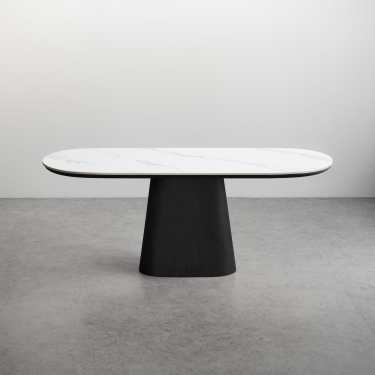 Merriwa Harabai Sintered Stone Dining Table-Black-160/180/200/220CM