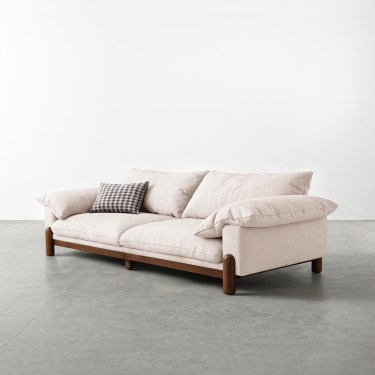 Dingo Modern Design Linen Rayon Sofa-210CM/240CM