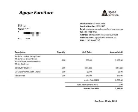 Payment link for INV2445-$1146.2