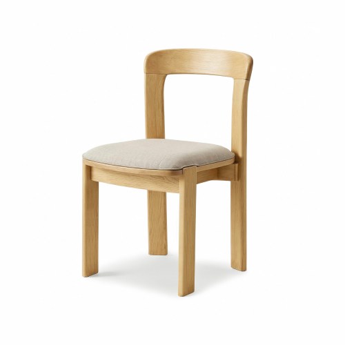 Lohman-Dining Chair-Linen seat cushion-00